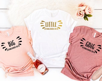 Big Little Shirts. Little big shirts, little big sorority shirts, big little tee, Big Little Sorority Little Big, Little Reveal shirt. T326
