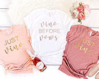 The Party Shirts,We got the Bubbly,Wine Party Tanks,Bachelorette Party Shirts,I got the hubby,Vino Before Vows Shirts,Bridesmaid Shirts T125