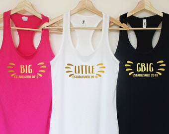 Big Little Shirts. Little big shirts, little big sorority shirts, big little tee, Big Little Sorority Little Big, Little Reveal shirt. T326