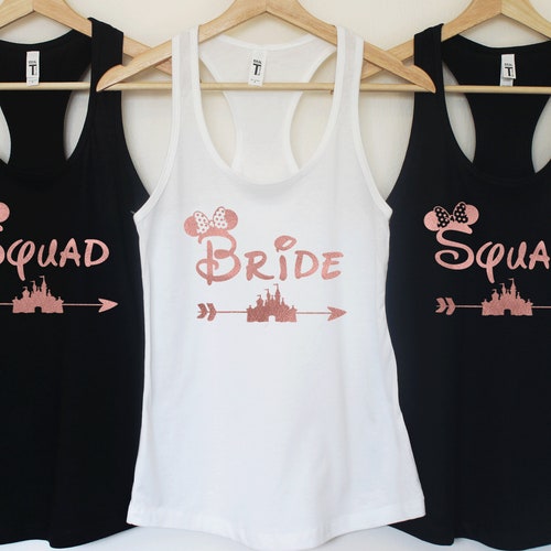 Disney Bachelorette Party Shirts Bridesmaid Shirt With Disney - Etsy
