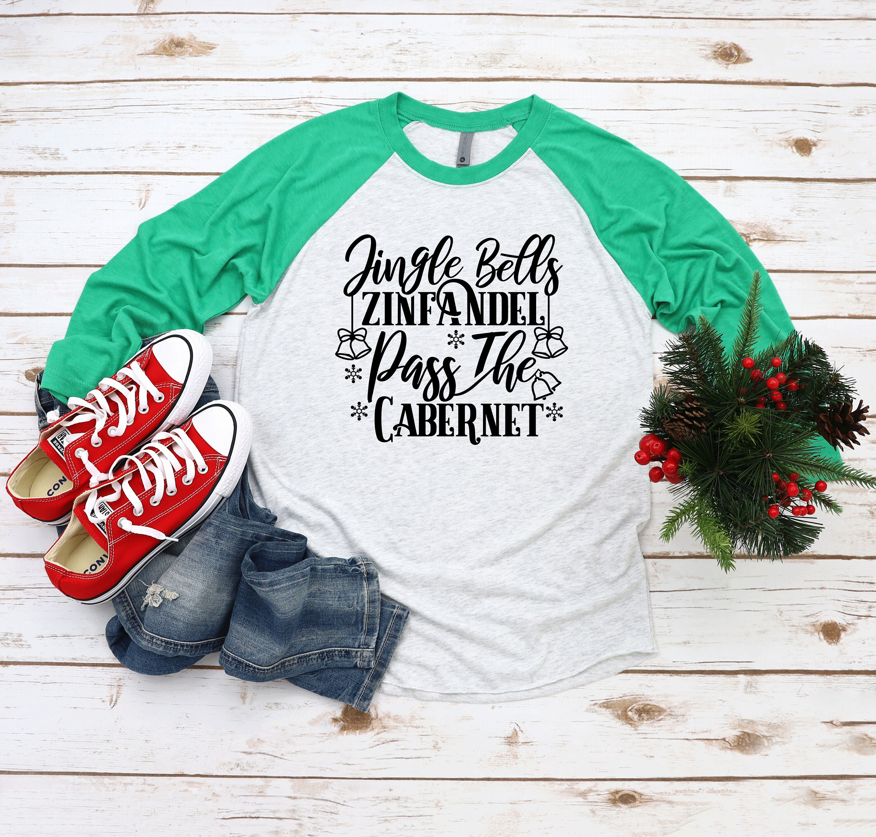 Jingle Bells Zinfandel Pass the Shirt Ugly Etsy