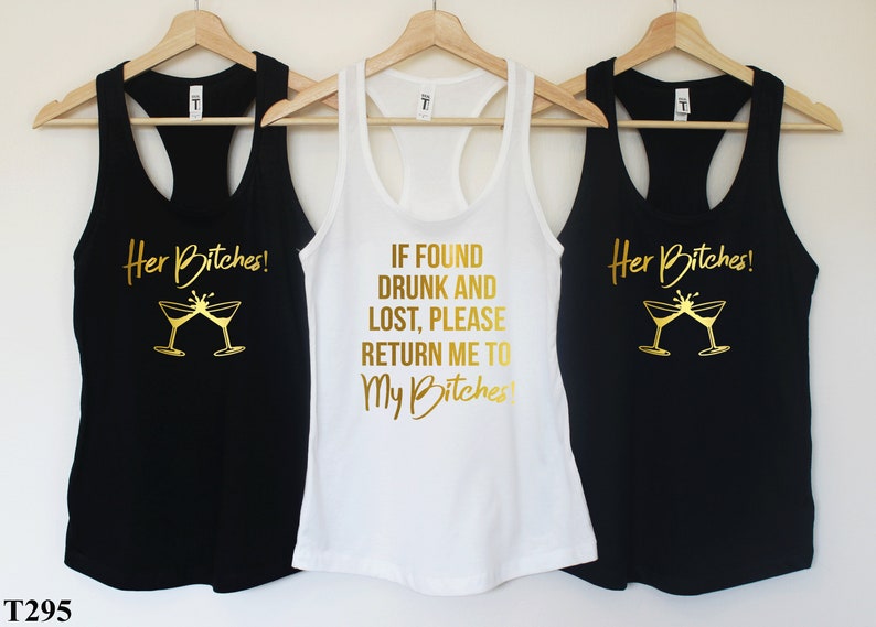 Bachelorette Party Tank Tops, Beach Bachelorette, Mermaid Bachelorette, Cheers Bitches shirt, Beach Party Shirts, Miami Bachelorette, T295 image 2