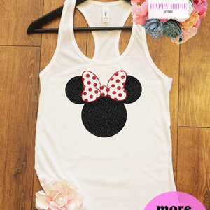 Mickey, Mickey Head Silhouette , Mickey Head Tank Top,Glitter Disney Raglan,Disney Mickey Shirt,Disney Head Shirt,Minnie Head Tank Top,T199