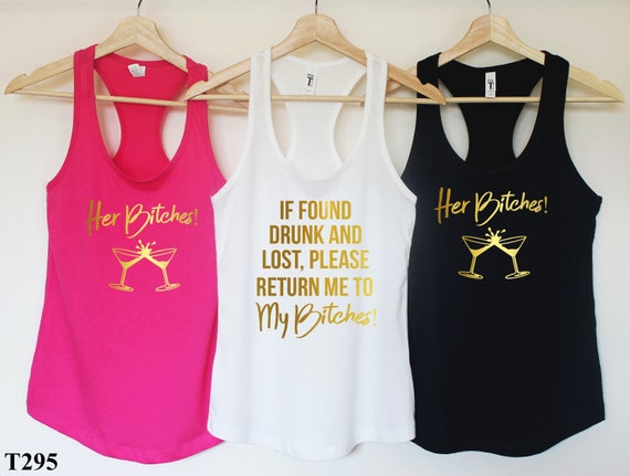 Bachelorette Party Tank Tops, Beach Bachelorette, Mermaid Bachelorette, Cheers Bitches shirt, Beach Party Shirts, Miami Bachelorette,  T295