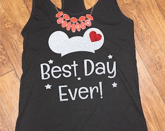 Best Day Ever Shirt.Shirt.Funny shirt.Birthday shirt.Disney Family shirt.Disney Couple Shirt.Disney Bachelorette.Disney Couple Shirt. T196