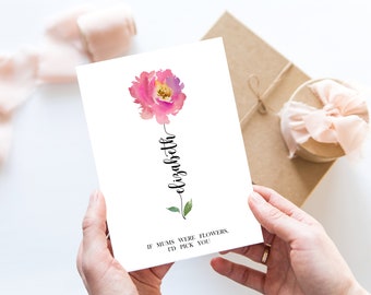Muttertagsgrußkarte, Personalisiertes Geschenk Muttertag, Geburtstagskarte, Muttertagsgrußkarte, Muttertagsgeschenk, Muttertagsgeschenk C22