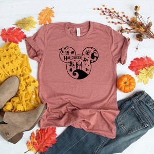 This is Halloween,Magic Kingdom Shirt,Disney Shirt,Halloween Tee,Women's Halloween Shirts,Halloween Shirts,Mickey Halloween,Disney Tees T337