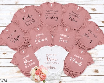 Bachelorette Party Shirts,Bridin' Dirty,Just Drunk,Bride on cloud Wine,Tequila Bachelorette,Bachelorette shirt,Bridesmaids beach shirts T378