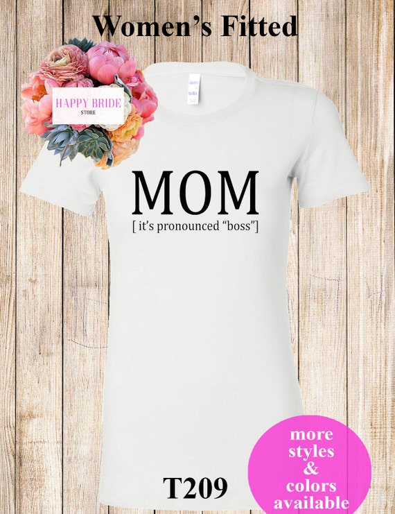 Mom Life Fitted Tee Mom Life Fitted Tee