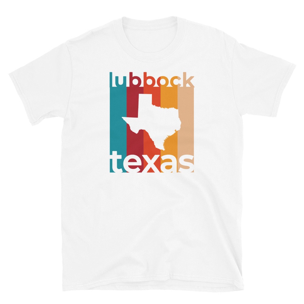 Lubbock Texas T Shirt Unisex TX Vintage Retro Cutout Etsy
