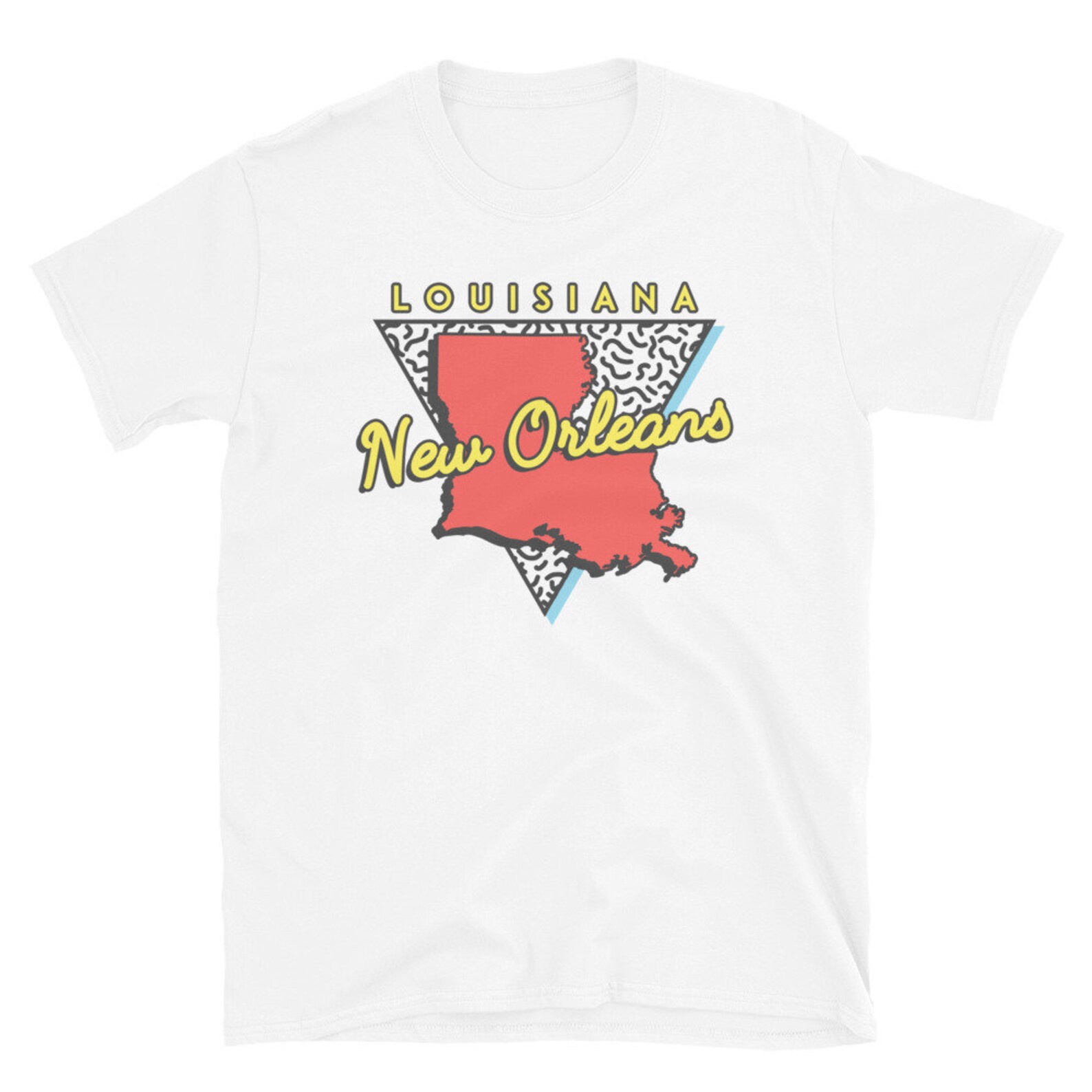 New Orleans Louisiana T Shirt Unisex LA Retro Souvenirs | Etsy
