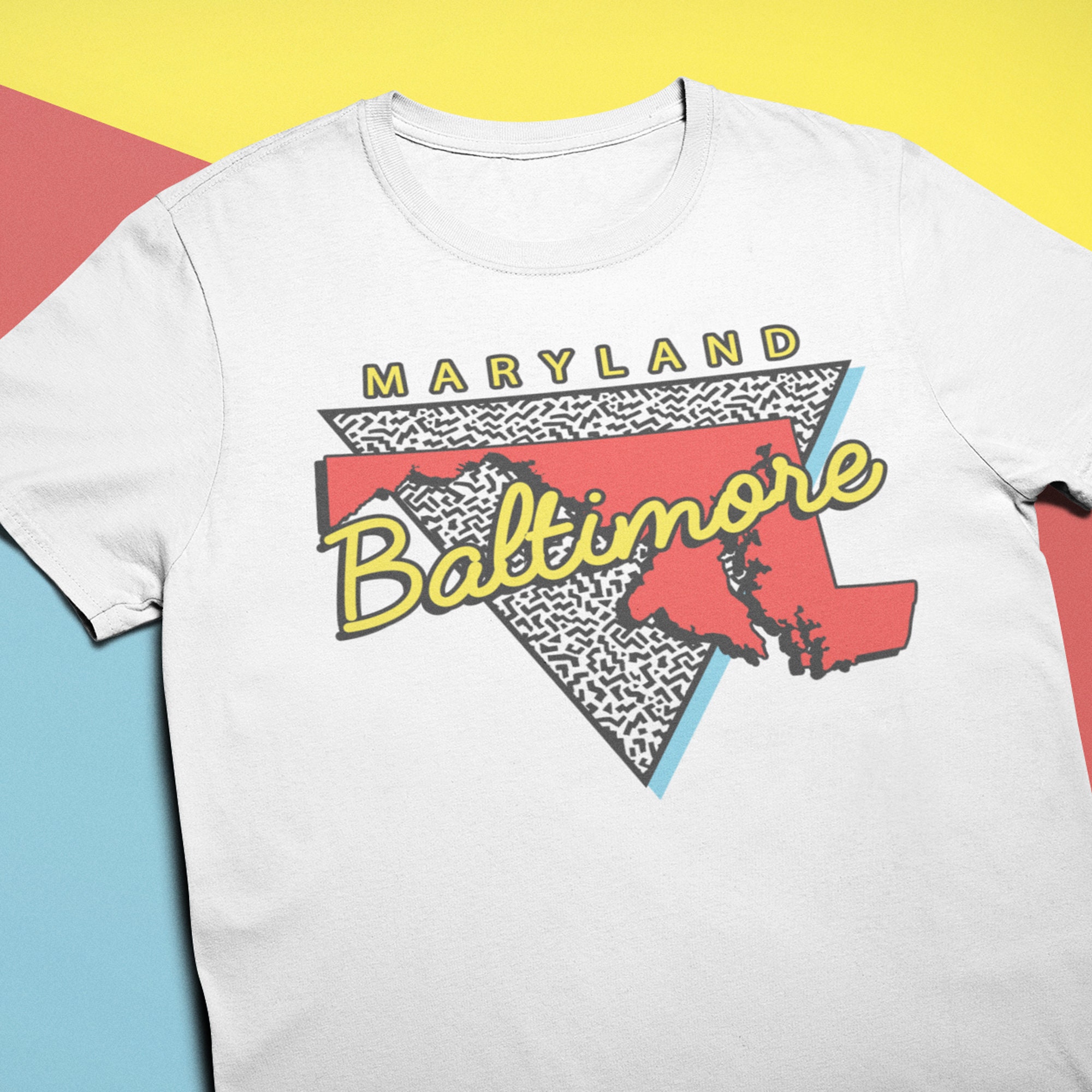 Baltimore Maryland T Shirt Unisex MD Souvenirs Gifts Etsy