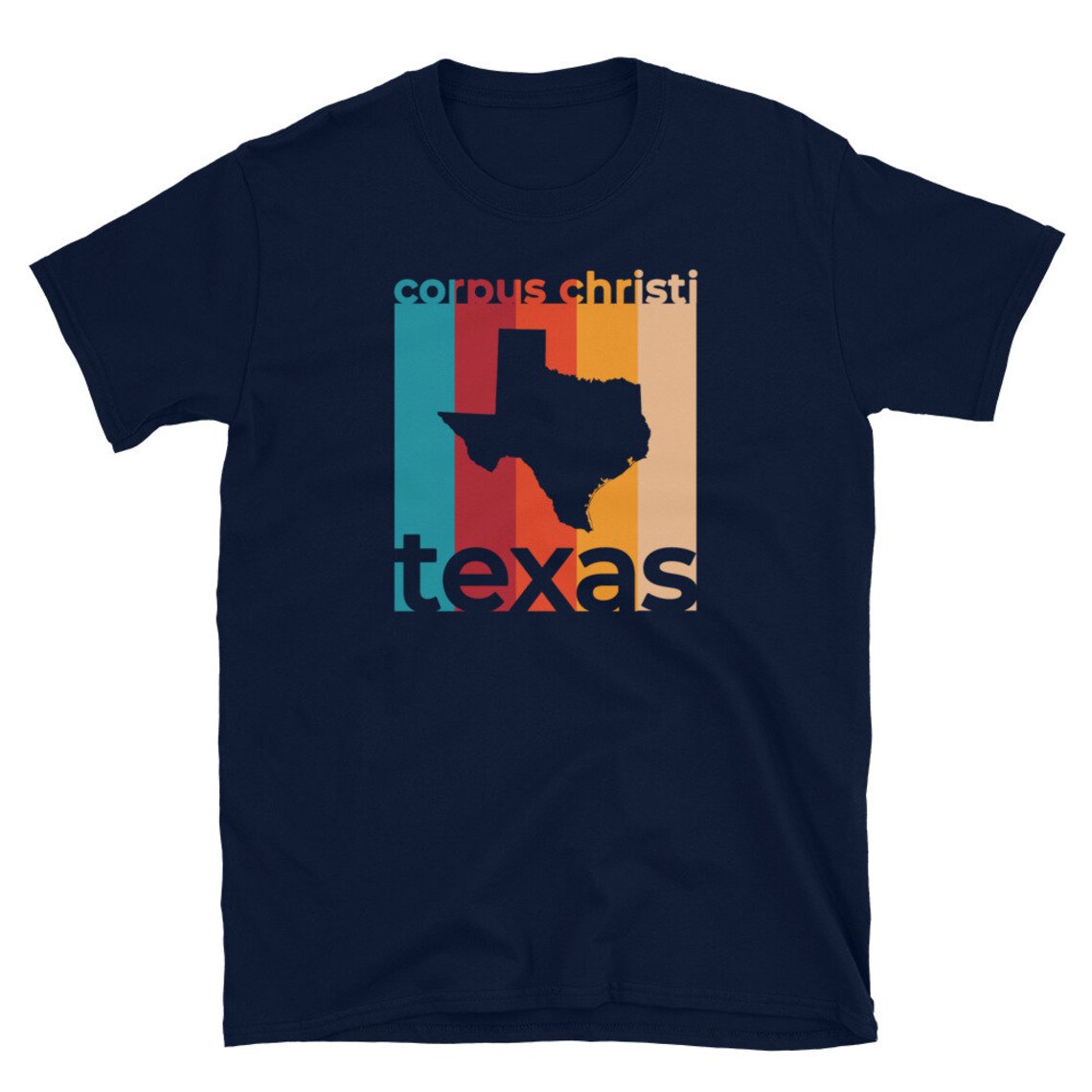 Corpus Christi Texas T Shirt Unisex TX Vintage Retro Cutout Etsy