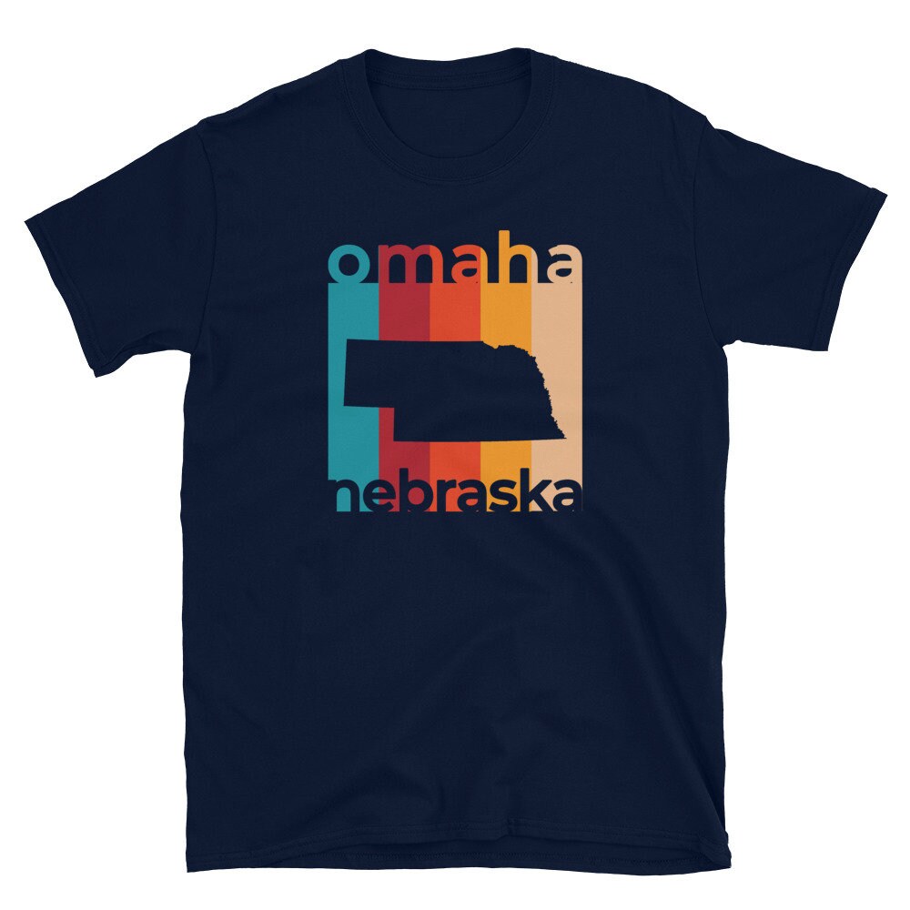 Omaha Nebraska T Shirt Unisex NE Vintage Retro Cutout Etsy