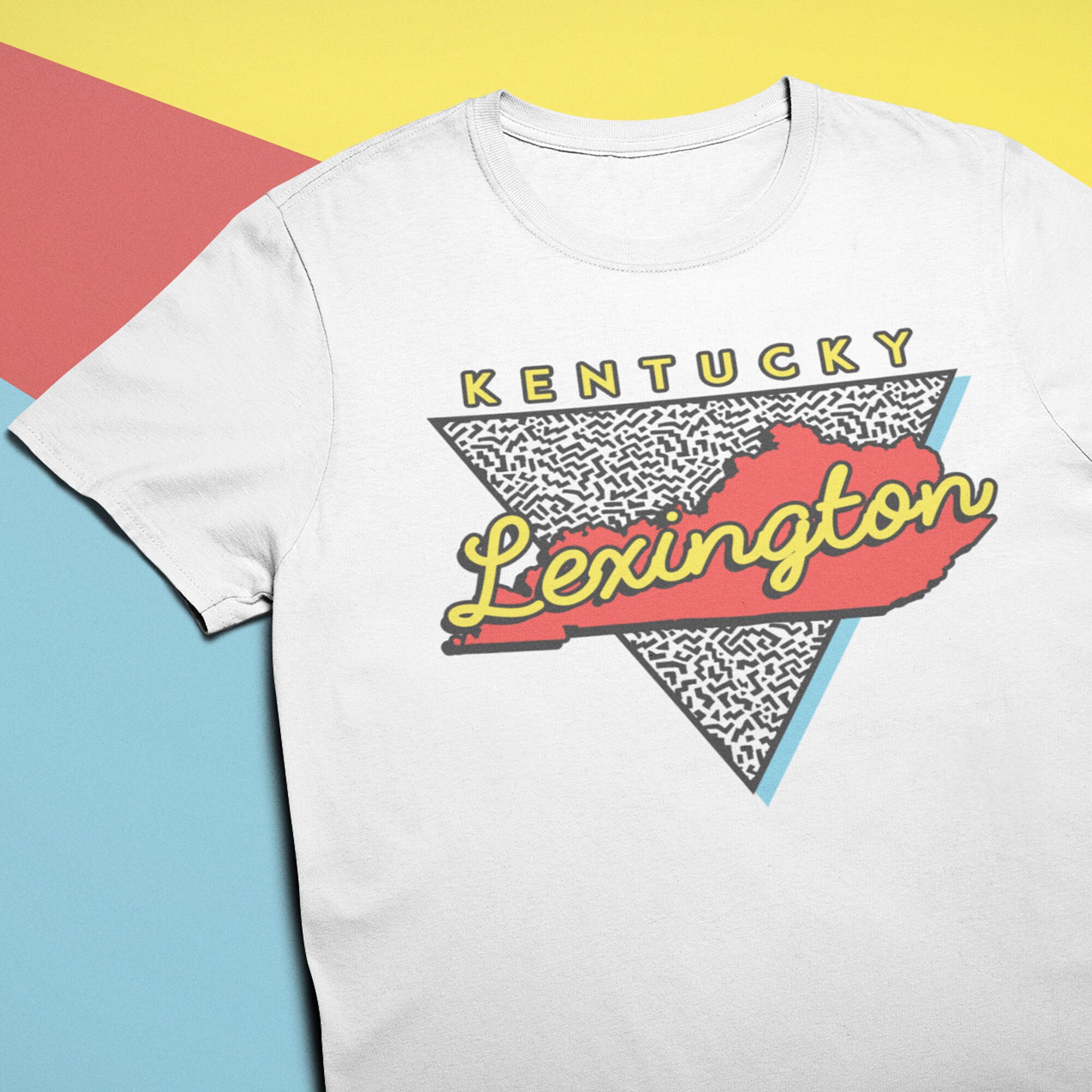 Lexington Kentucky T Shirt Unisex KY Retro Triangle Etsy