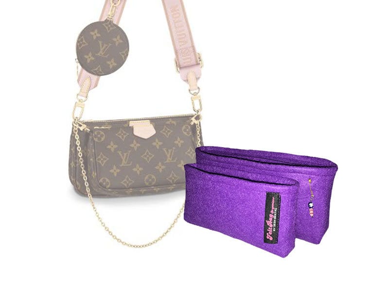 Multi Pochette Accessoires Conversion Kit + Optional Crossbody Chain for Pochette Accessoires NM / 47 / 120 cm / M