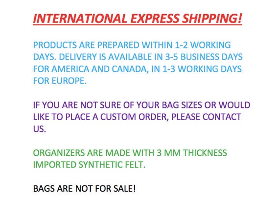 Petit Noe Bag Organizer Bag Organizer Quality EXPRESS -  Israel