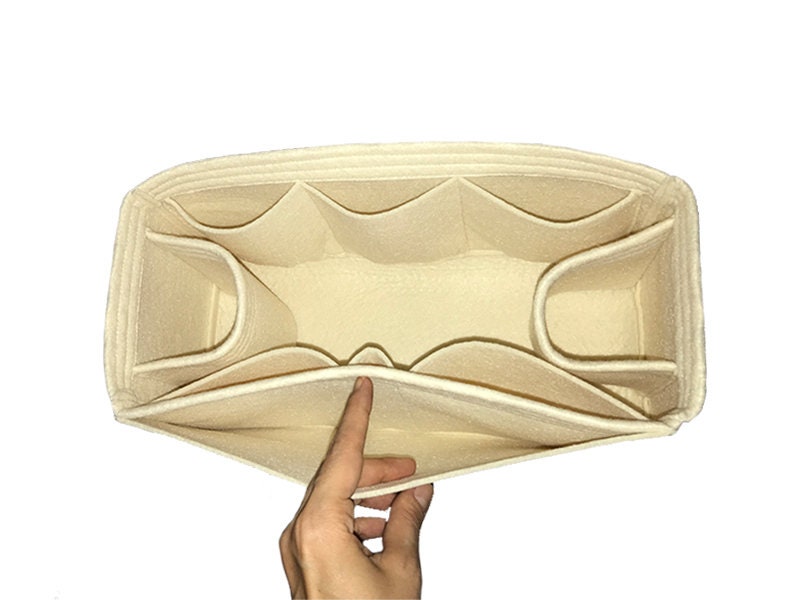  Lckaey Purse Organizer for Hermes birkin bag 25 Felt organizer  insert Y013M Pull beige-S : Clothing, Shoes & Jewelry