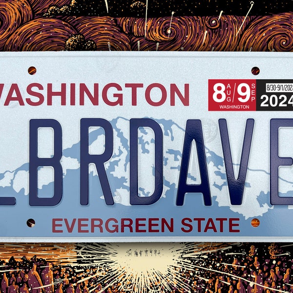 2024 Labor Dave Weekend Commemorative License Plate