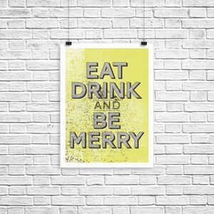 Eat Drink & Be Merry by Kenny Smith - FREE SHIPPING