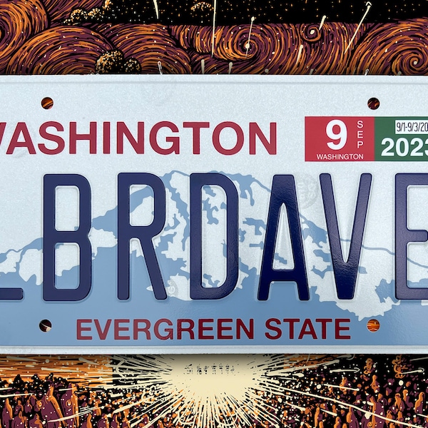 2023 Labor Dave Weekend Commemorative License Plate