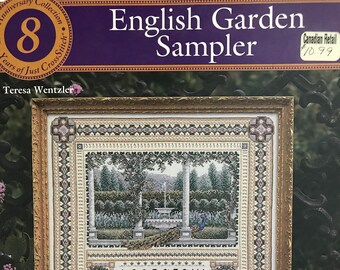 Teresa Wentzler Camelot Sampler cross stitch leaflet Just Cross Stitch 1995