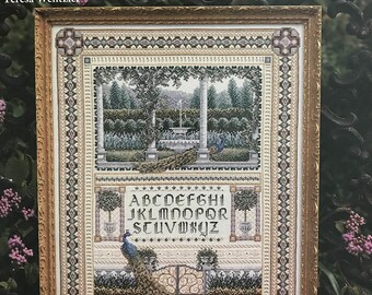 Teresa Wentzler Camelot Sampler cross stitch leaflet Just Cross Stitch 1995