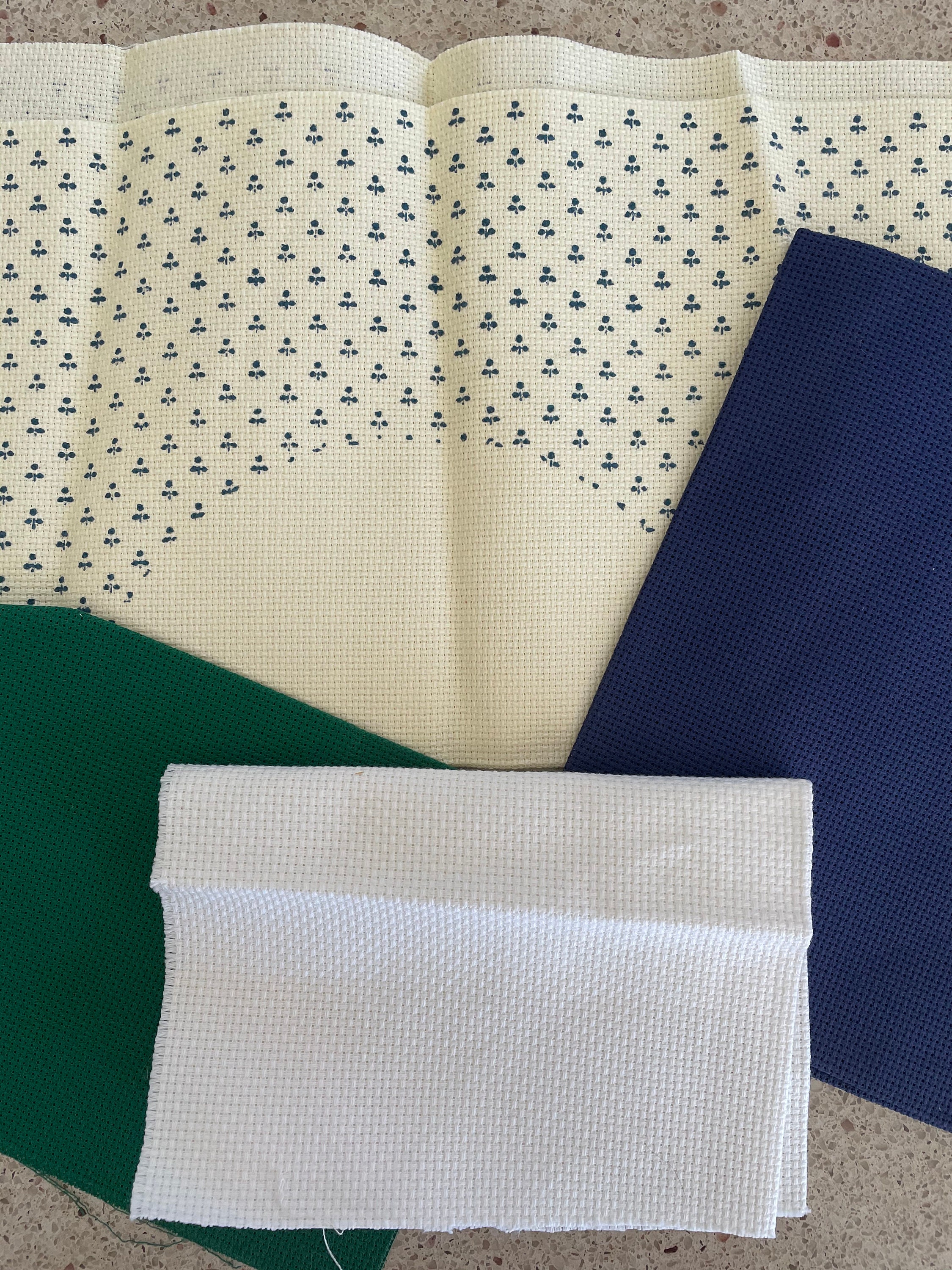 Aida Cloth 8 pieces various sizes and counts Etsy