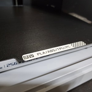 Thekkiinngg Double Sided Textured PEI Magnetic Spring Steel Build Plate for Bambu Lab X1/X1C/A1/P1P 3D Printer 256mm Printing