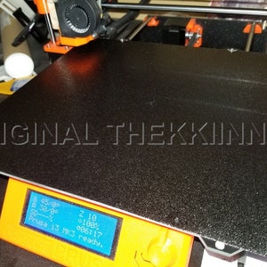 Prusa i3 MK3/S Mk2.5/S Double-sided Pei TEXTURED Powder-Coated spring steel sheet V4 Version 4