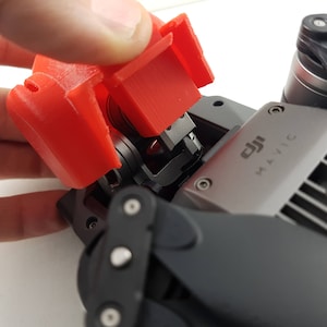 Mavic Objektiv Kapuze Gimbal Lock Protective Cover für DJI Mavic pro Schloss-Kuppel-rot