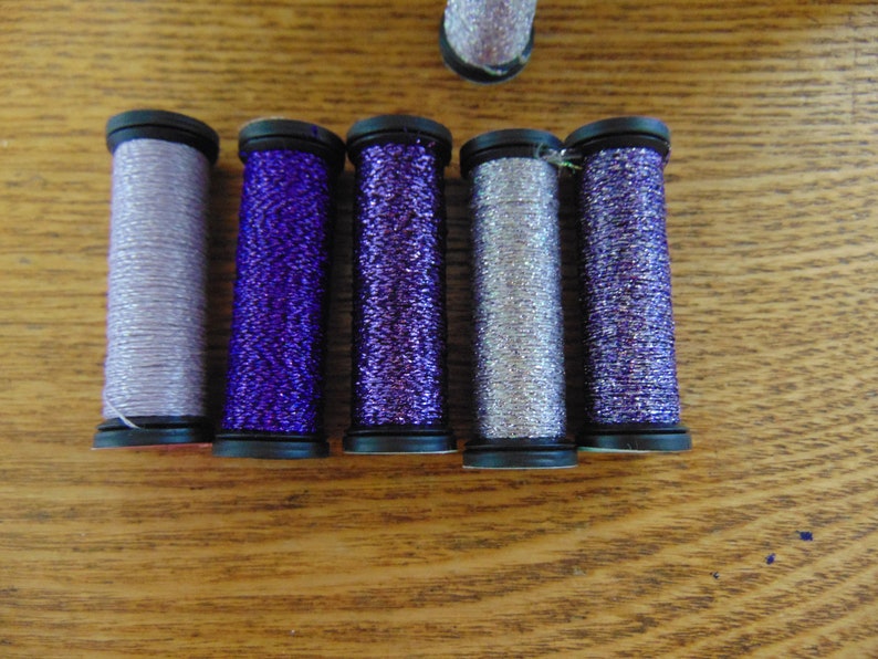 Kreinik 4 Very Fine Braid in Purples Etsy