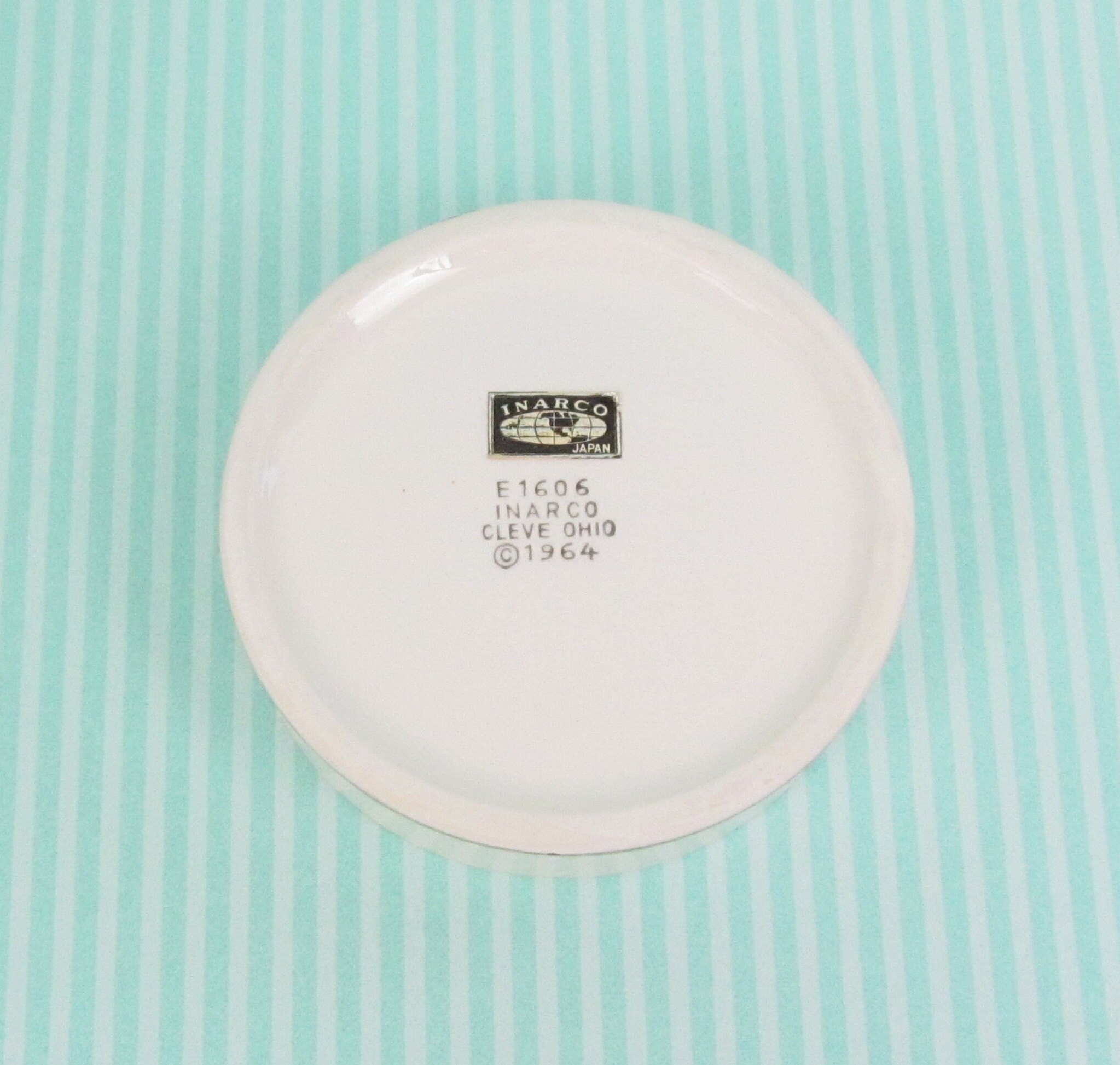 Inarco HTF Beautiful Big Bow Girl in Gorgeous Peach Dress Sitting ...