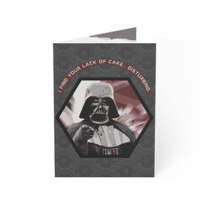 Grappige Darth Vader-verjaardagskaart | Star Wars-thema | Kaart met donkere kanthumor | Vader woordspeling verjaardagsgroet