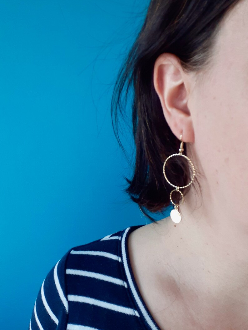 Boucles D'Oreilles Drapeau USA Clous 10mm - Acier Inoxydable - Unisexe - Cadeau Original Pour Fêtes Et Événements