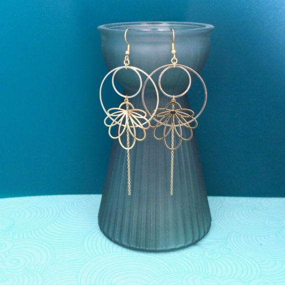 KnSam Boucles d'Oreilles Longues Acier Inoxydable, Argenté
