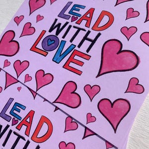 Lead with Love Postcard