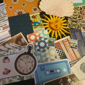 Kuratierte Scrap Paper Pack - Wählen Sie Ihre Themen und Farben - 100 Stück