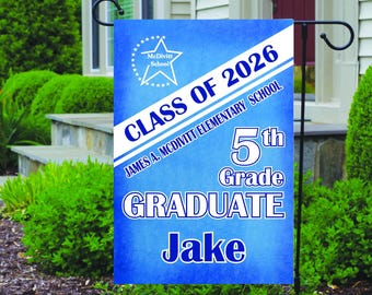 Custom Graduate Garden Flag