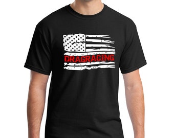Drag Racing American Flag Tee | NHRA Racing Shirt