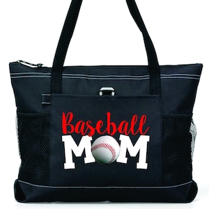 Baseball Mom Tote Bag|Custom Sports| Sport|