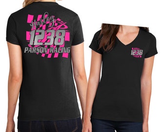 Custom Racing Team Shirt, Personalized Drag Racing Tee