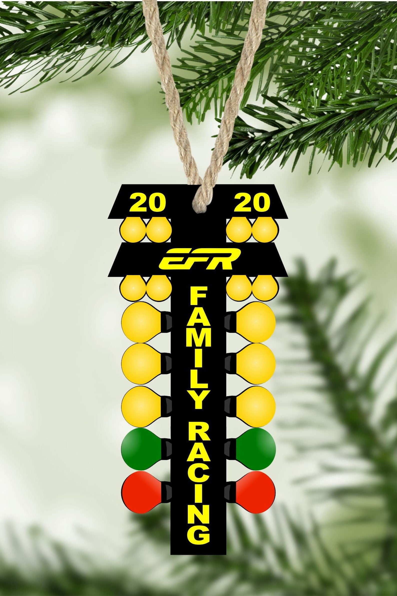 Drag Racing Tree Ornament Holiday Christmas Décor NHRA - Etsy