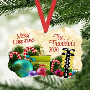 Drag Racing Custom Ornament| Holiday| Christmas| Décor| NHRA