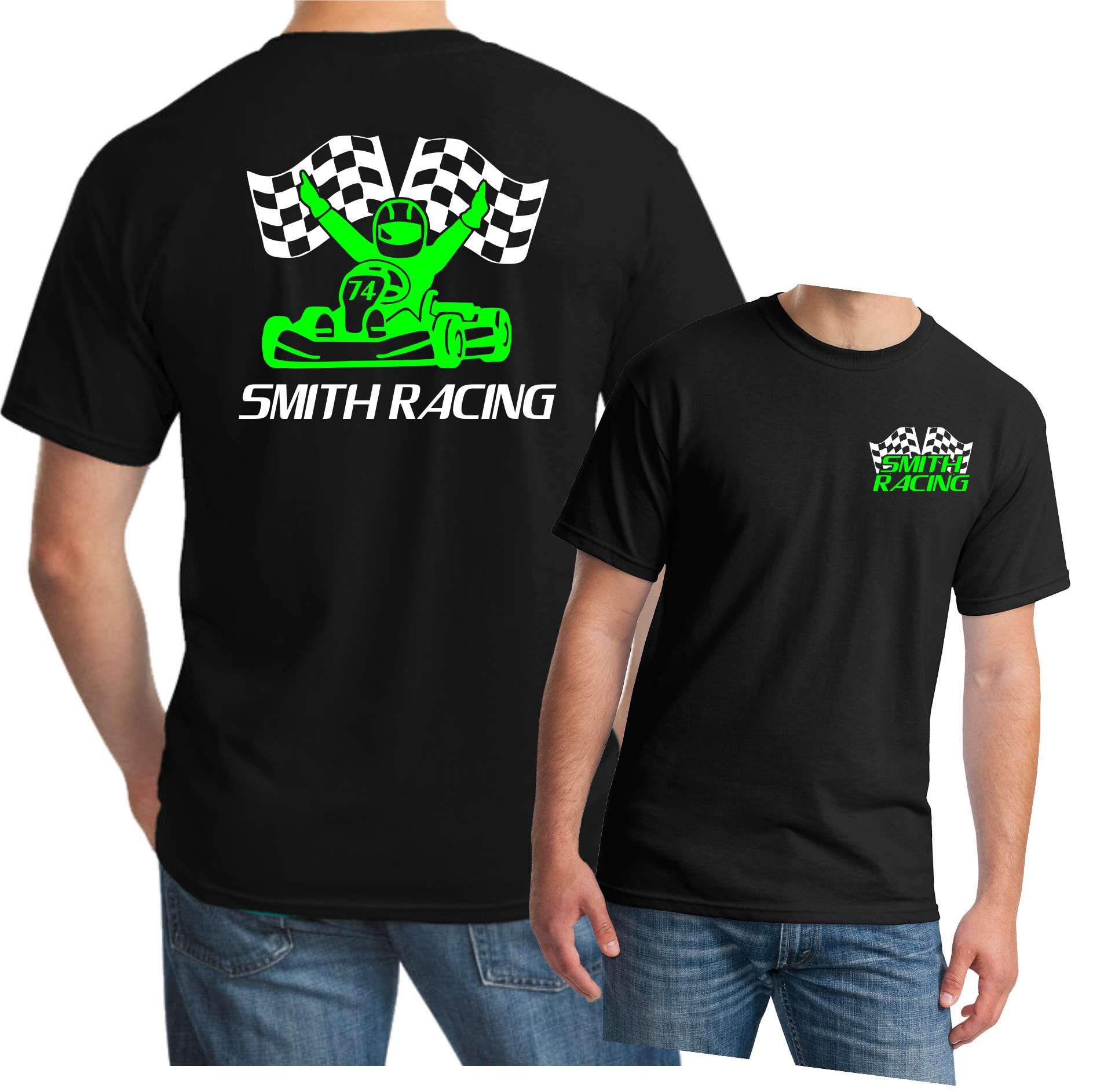 Go Kart Custom Race Team Add Your Team Name Numbers | Etsy