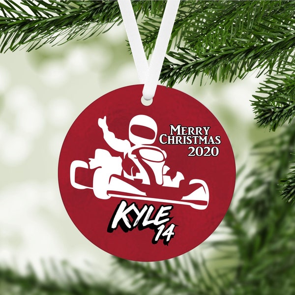 Go Kart Christmas Ornament 