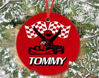 Custom Go Kart Ornament| Holiday| Christmas| Décor|