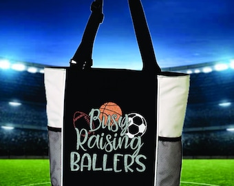 Bolso de mano/bolsa de viaje deportiva para mamás ocupadas criando jugadores de baloncesto
