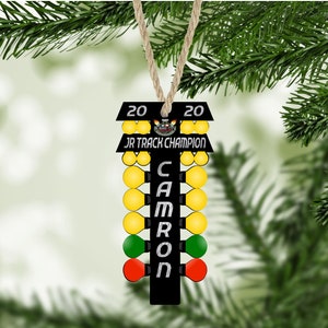 Drag Racing Tree Ornament| Holiday| Christmas| Décor| NHRA