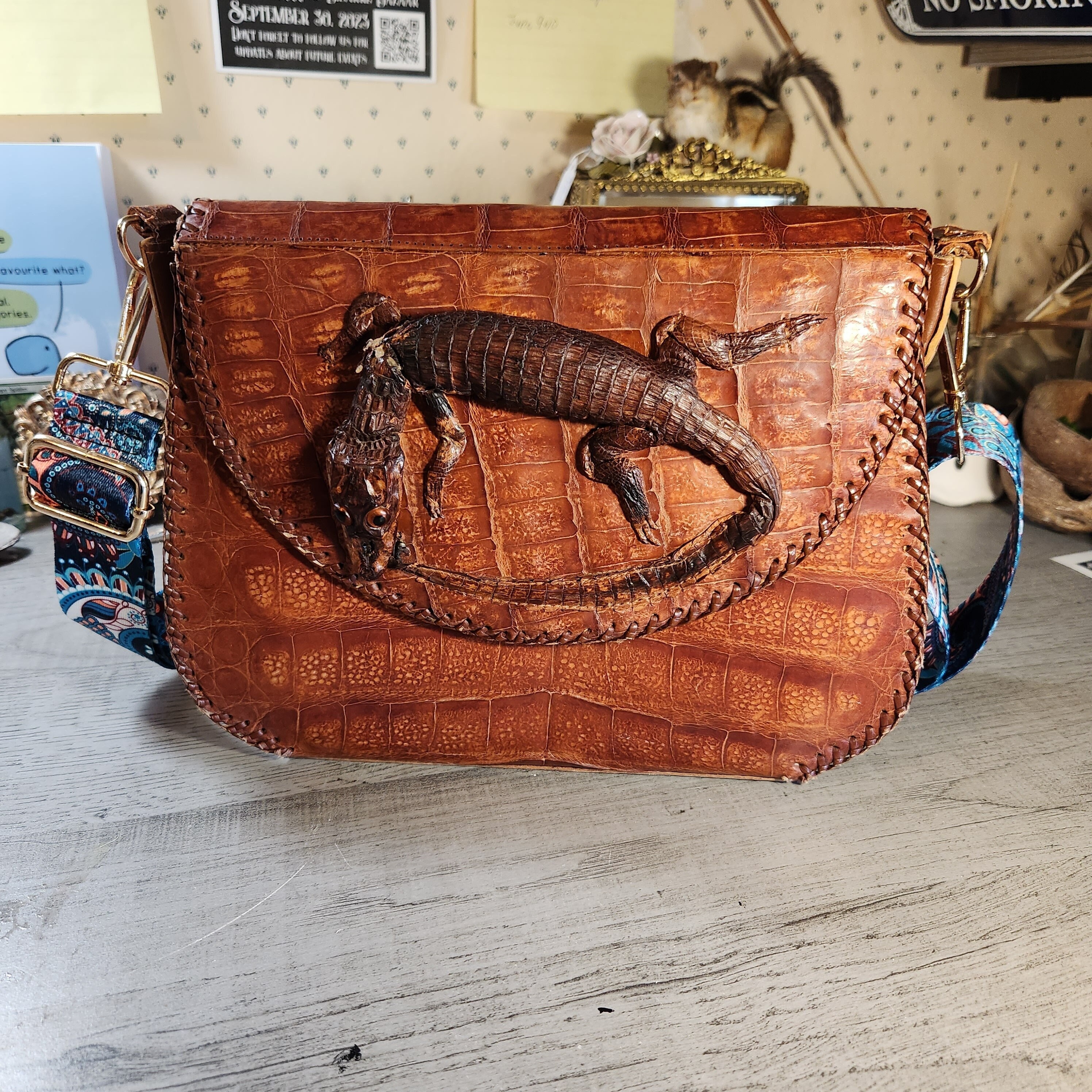 1950s Vintage Miniature Genuine Alligator Handbag or Handled Purse – Iconic  Edinburgh